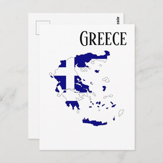 ギリシャ ポストカード (正面/裏面)
