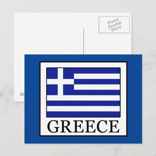 ギリシャ ポストカード (正面/裏面)