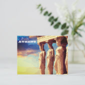 ギリシャ・ポストカード・アテネ ポストカード (スタンド正面)