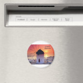 ギリシャ・ミコノスサンセット（セントクー） マグネット (インサイチュ (食洗機))