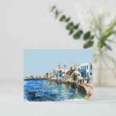 ギリシャ・ミコノス島 ポストカード (スタンド正面)