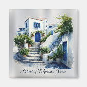 ギリシャ・ミコノス島 マグネット (正面)