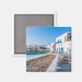 ギリシャ，ミコノス マグネット (正面/裏面)