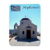 ギリシャ – ミコノス – 修道院 – マグネット (縦)
