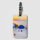 ギリシャ ラゲッジタグ (正面縦)
