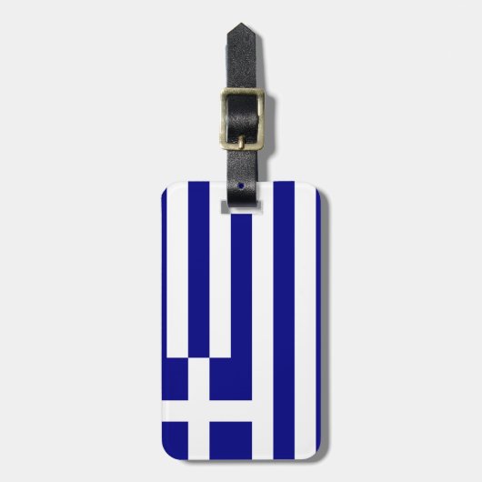 ギリシャ ラゲッジタグ (正面縦)