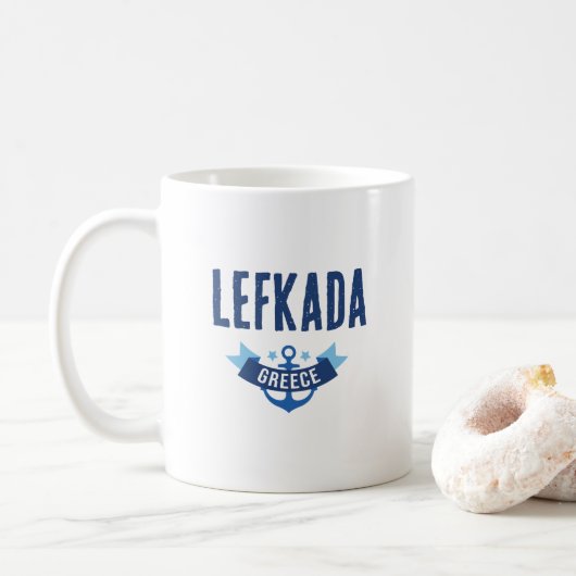 ギリシャ・レフカダのマグ&カップ コーヒーマグカップ (ドーナツ)