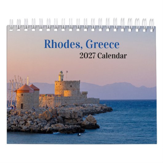 ギリシャ ロドス島 2026年 カレンダー (カバー)