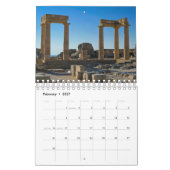 ギリシャ ロドス島 2026年 カレンダー (2月 2027)