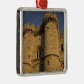 ギリシャ、ロードスの町。宮殿のビュー メタルオーナメント (右)