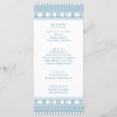 ギリシャ・ローマのパーティーメニュー メニュー (正面)