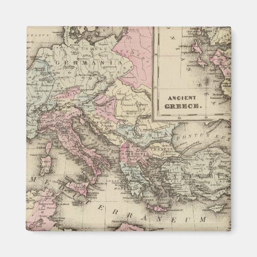 ギリシャ,ローマ帝国 マグネット (正面)