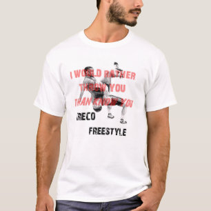 ギリシャ・ローマ風のレスリング Tシャツ