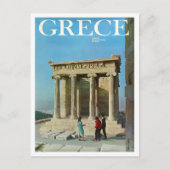ギリシャ ヴィンテージ 旅行 ポストカード (正面)