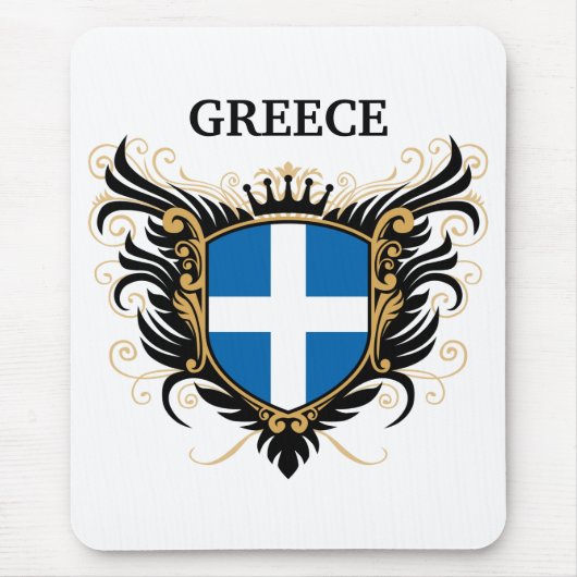 ギリシャ[個人化して下さい] マウスパッド (正面)