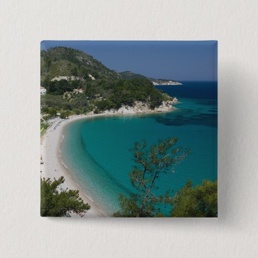 ギリシャ,北エーゲ海諸島,サモス島,7 缶バッジ (正面)
