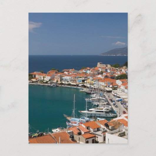 ギリシャ，北東エーゲ諸島，サモス， 3 ポストカード (正面)