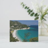 ギリシャ，北東エーゲ諸島，サモス， 7 ポストカード (スタンド正面)