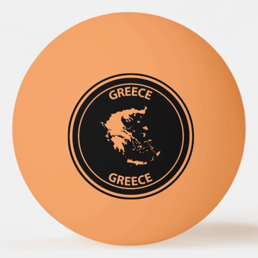 ギリシャ 卓球ボール (正面)