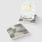 ギリシャ、古代都市の遺跡 ストーンコースター (横)