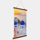 ギリシャ 吊り下げ型タペストリー (傾斜あり)