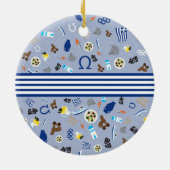 ギリシャ: 国の有名な項目 セラミックオーナメント (裏面)