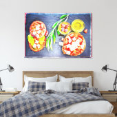 「ギリシャ&地中海のダイエット」かわいい写真。買今 キャンバスプリント (インサイチュ (寝室))