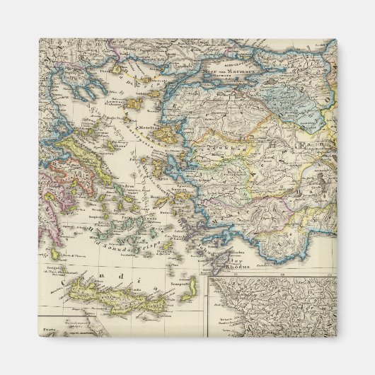 ギリシャ、小アジア1453 マグネット (正面)