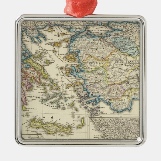 ギリシャ、小アジア1453 メタルオーナメント (正面)