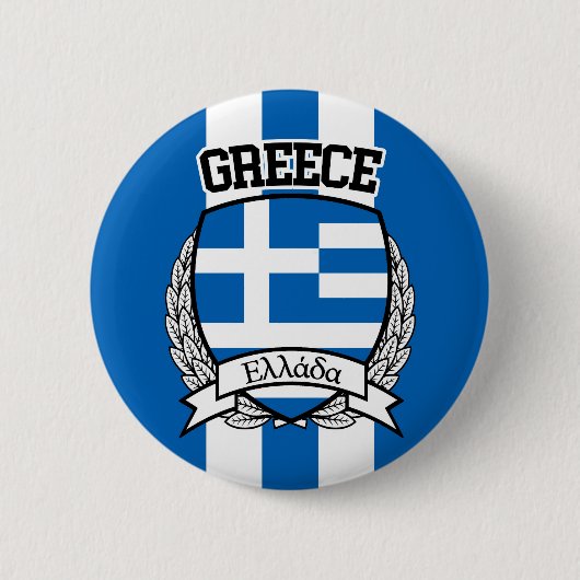 ギリシャ 缶バッジ (正面)