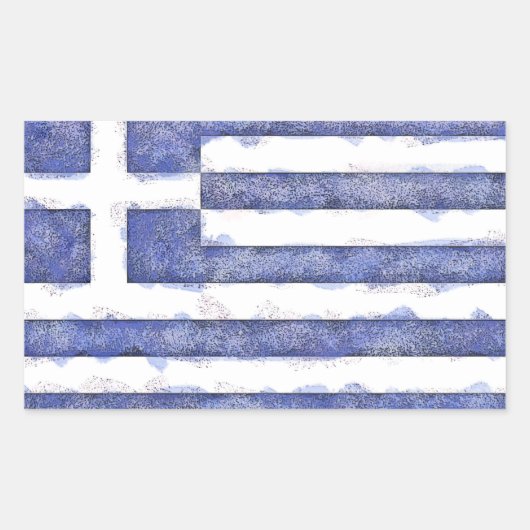 ギリシャ 長方形シール (正面)