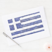 ギリシャ 長方形シール (封筒)