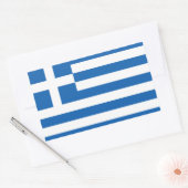ギリシャ 長方形シール (封筒)