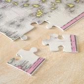 ギリシャ(1853年)のヴィンテージの地図 ジグソーパズル (側面)