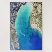 ギリシャ、Agios Nikolaos、Voulismaビーチ ジグソーパズル (縦)