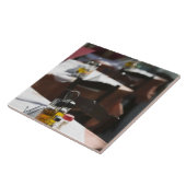 ギリシャ、CRETE、Rethymno Province、Rethymno:古い タイル (側面)