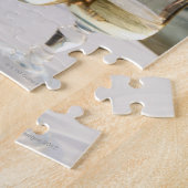 ギリシャ、Cyclades Islands、Mykonos、テーブル上のワイン ジグソーパズル (側面)