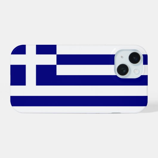 ギリシャ iPhone 15ケース (裏面横)