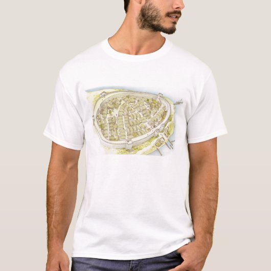 ギリシャ。 Polis Tシャツ (正面)