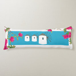 ギリシャBougainvilleaギリシャ島ウィンドミルズ ボディピロー