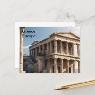 ギリシャEurope Vintage旅行観光客追加 ポストカード