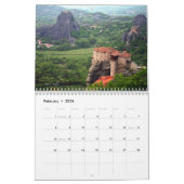 ギリシャIIの風景 カレンダー (2月 2026)