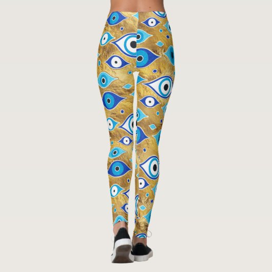 ギリシャMati Mataki – マチアスマ悪い目のパターン レギンス (裏面)