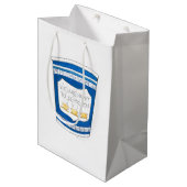 ギリシャNYCダイナーコーヒーカップ抱き枕 ミディアムペーパーバッグ (正面アングル)