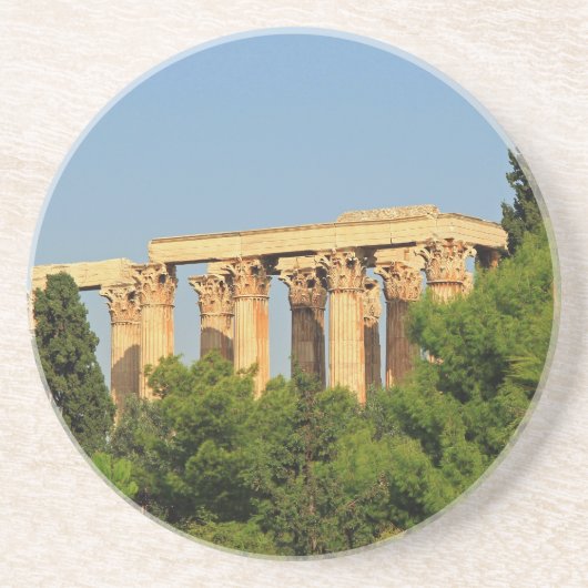 ギリシャRdコースター、アテネ、オリンピアン・ゼウスの神殿 コースター (正面)