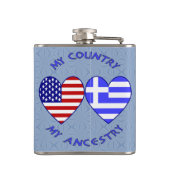 ギリシャUSAカントリー祖先 フラスク (裏面)