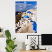 ギリシ伝統的ャンハウス ポスター (ホームオフィス)