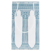 ギリリヤ模様と柱のトーガパーティー スモールペーパーバッグ (正面)