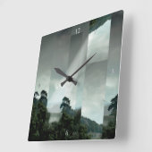 ギリンガム スクエア壁時計 (傾斜)