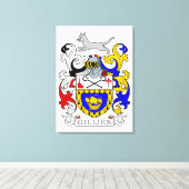 ギリーズコート・オブ・アームズ キャンバスプリント (インサイチュ (ウッドフロア))